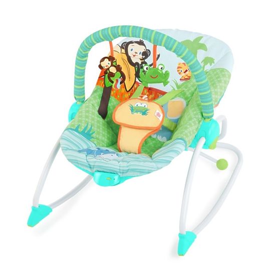 Babywippe Bright Starts Peek-und-Zoo - mit Vibrationen 