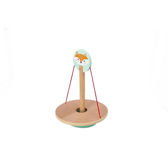 Ein Balancespiel mit einem Fuchs