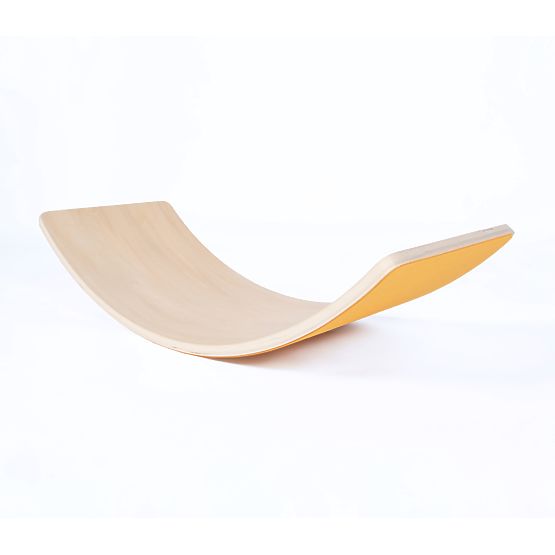 Balancebrett aus Holz - orange