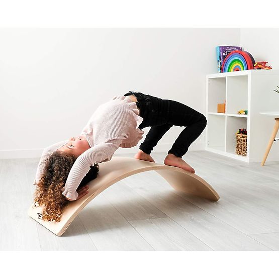 Balancebrett für Kinder Holzschaukel Gleichgewichtstraining ECOTOYS