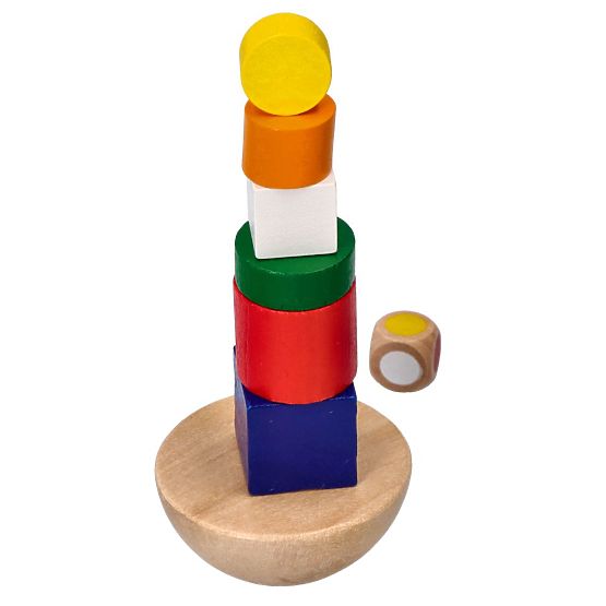 Balancierender Turm - Holzspiel