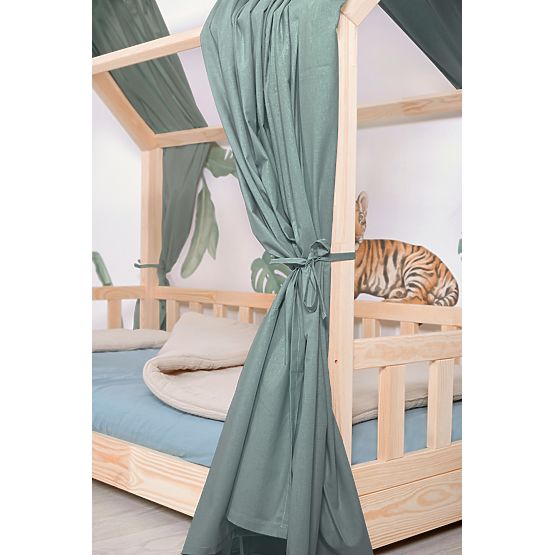 Baldachin für Hausbett Tea - grün