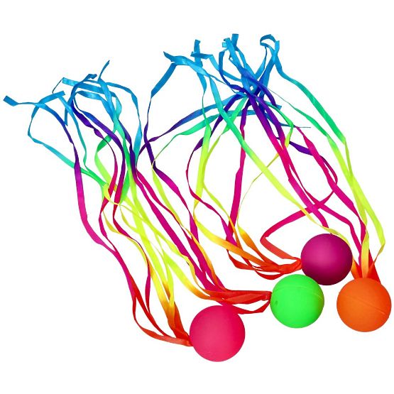 Ball mit Bändern