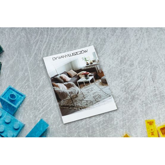 BAMBINO 38480 Waschmatte Baukasten für Kinder rutschfest - grau / gelb