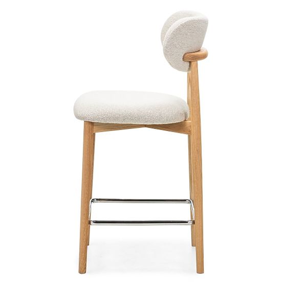 Barhocker Amalfi, creme, Eiche