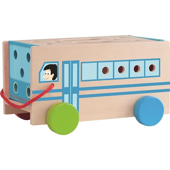 Baubus mit Werkzeugen