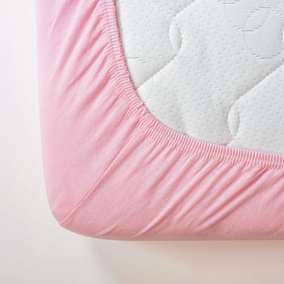 Baumwollbettlaken 200x90 cm – rosa