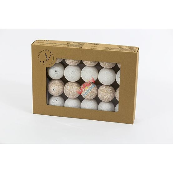 Baumwolle beleuchten LED bälle Baumwolle Bälle - gold