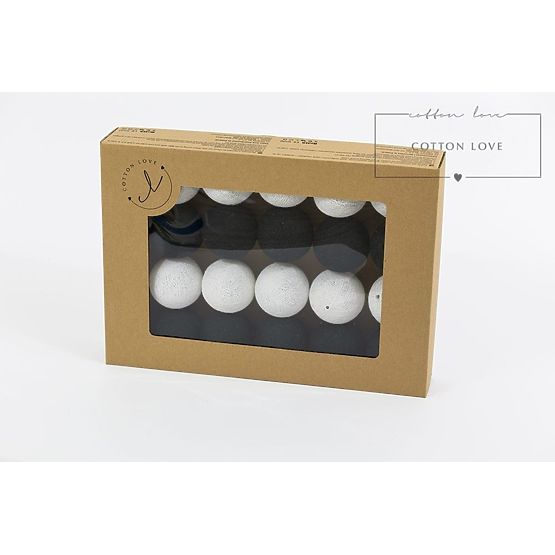 Baumwolle beleuchten LED bälle Baumwolle Bälle - schwarz-weiß