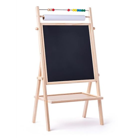 Beidseitige Tafel mit Papierrolle