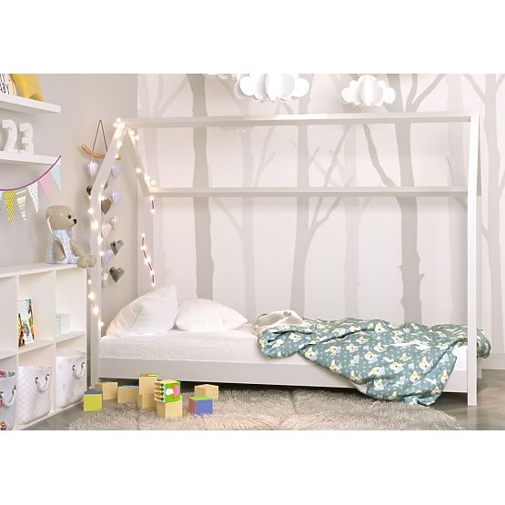 Kinderhausbett Bella - weiß