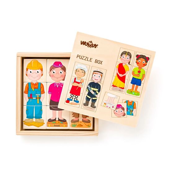 Berufe und Menschen aus aller Welt - ich puzzle und entdecke