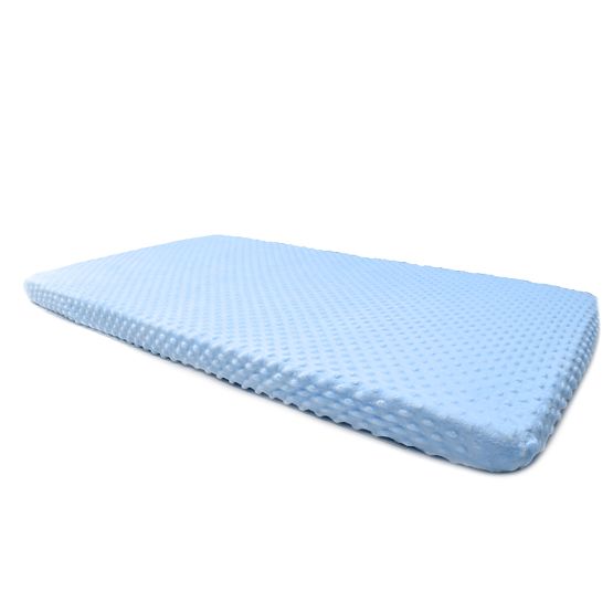 Bettlaken Ourbaby minky - blau