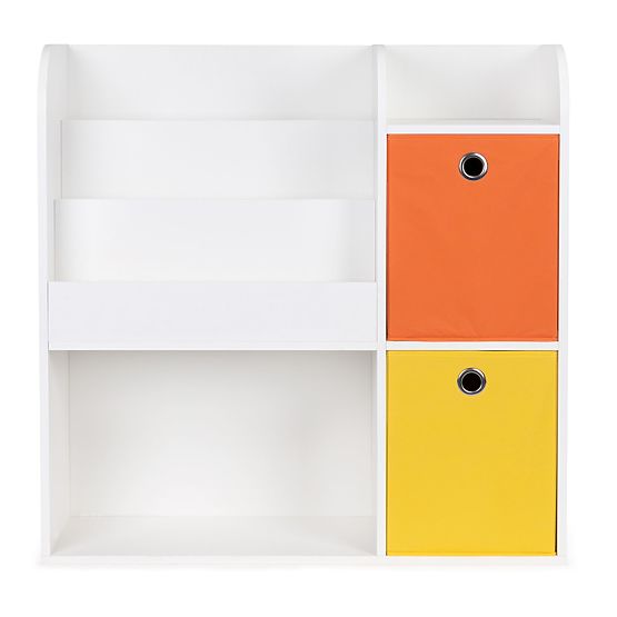 Bibliothek mit Organisatoren