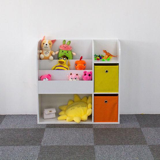 Bibliothek mit Organisatoren