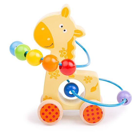 Bigjigs Baby-Giraffe-Labyrinth auf Rädern