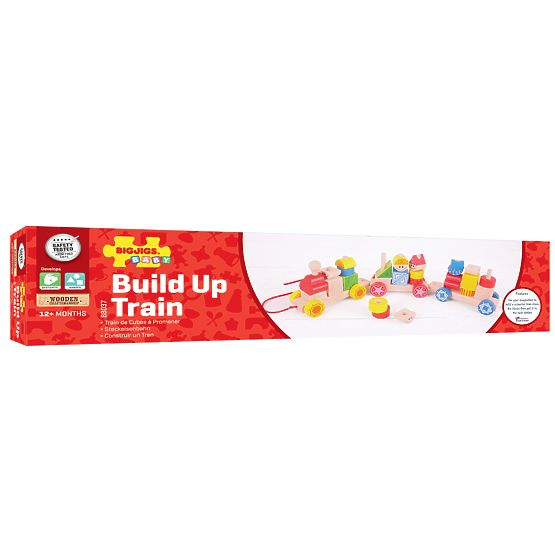Bigjigs Baby Holz-Zug mit Steckspiel