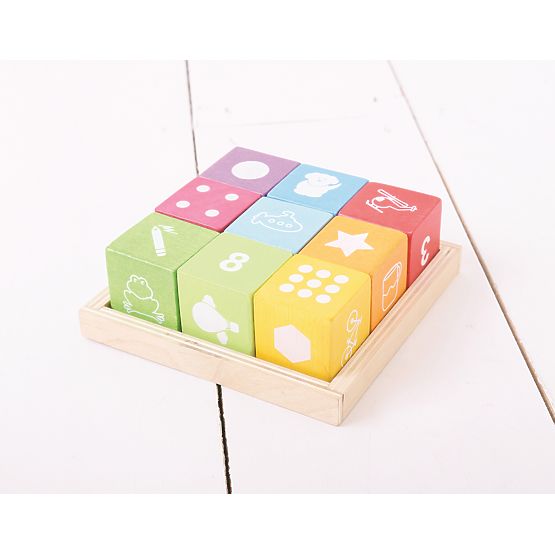 Bigjigs Baby Holzklötze mit Bildern