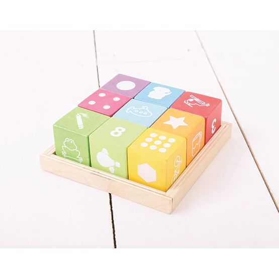 Bigjigs Baby Holzklötze mit Bildern