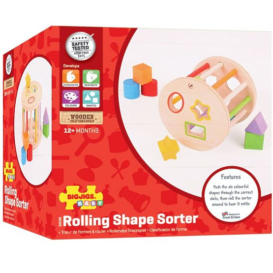 Bigjigs Baby Roller mit Formen