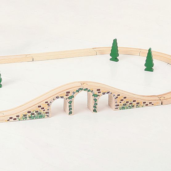 Bigjigs Rail Eisenbahnbrücke aus Holz