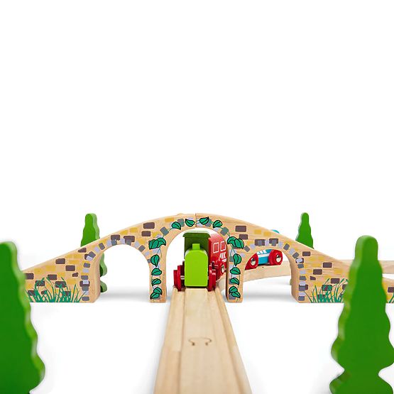 Bigjigs Rail Eisenbahnbrücke aus Holz