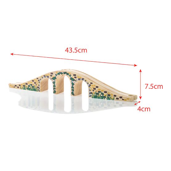 Bigjigs Rail Eisenbahnbrücke aus Holz