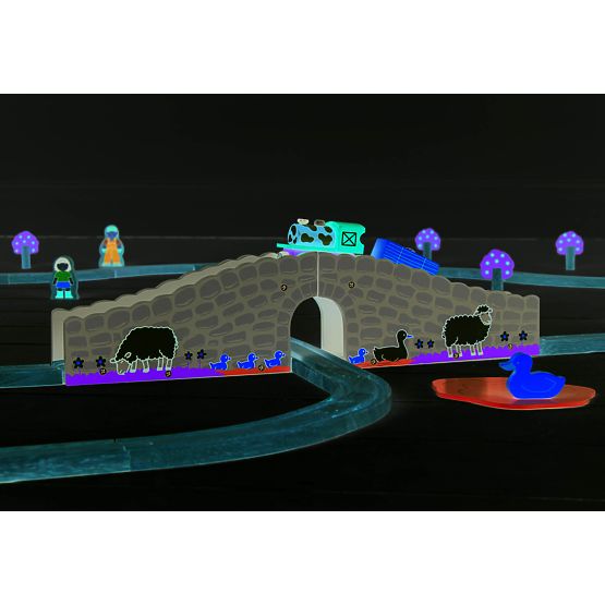 Bigjigs Rail Farm Brücke mit Tunnel