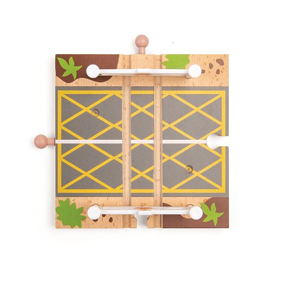 Bigjigs Rail Holzgleis mit Landstraße 80 Teile