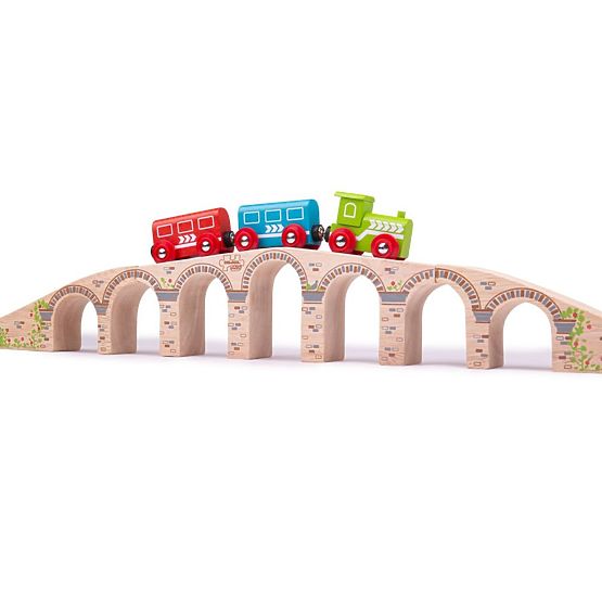 Bigjigs Rail Lange Eisenbahnbrücke