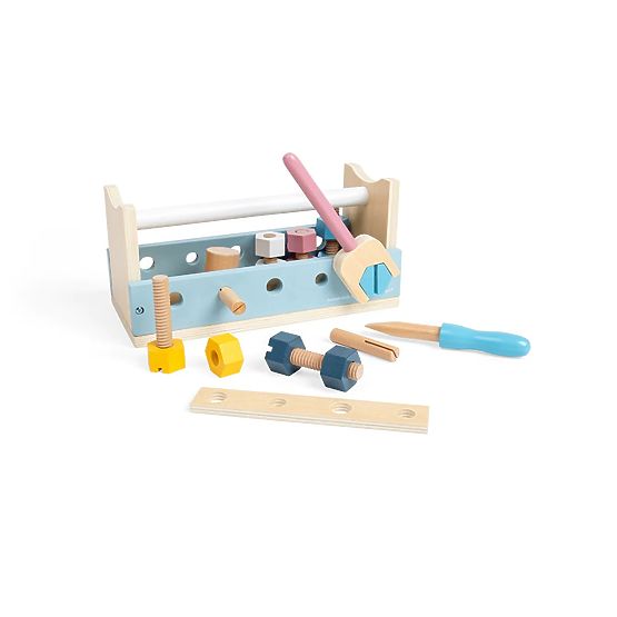 Bigjigs Toys 2-in-1 Werkzeugkasten