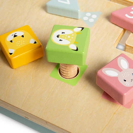 Bigjigs Toys Arbeitstisch mit Klopfspiel