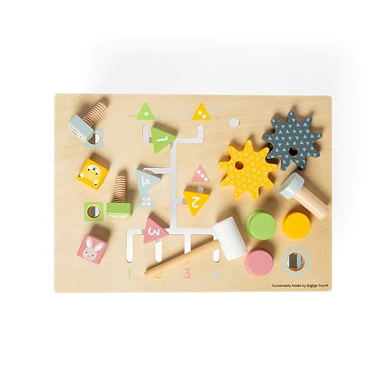 Bigjigs Toys Arbeitstisch mit Klopfspiel