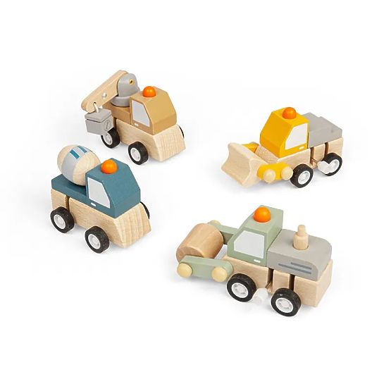 Bigjigs Toys Aufziehbares Baufahrzeug 1 Stk.