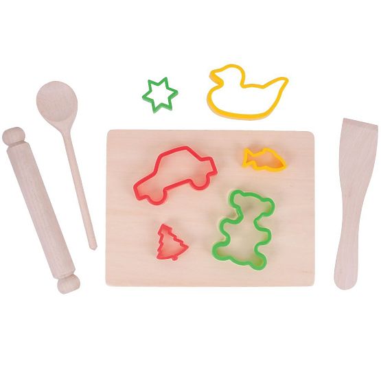 Bigjigs Toys Backset mit Ausstechformen