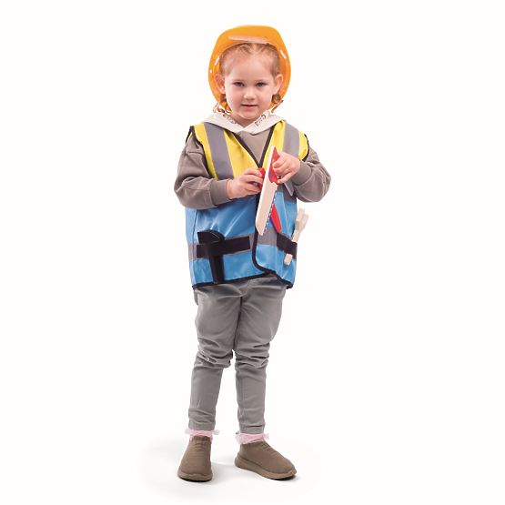 Bigjigs Toys Bauarbeiter-Kostüm