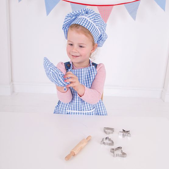 Bigjigs Toys Blaues Kochset