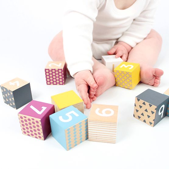 Bigjigs Toys Didaktische Würfel Zahlen