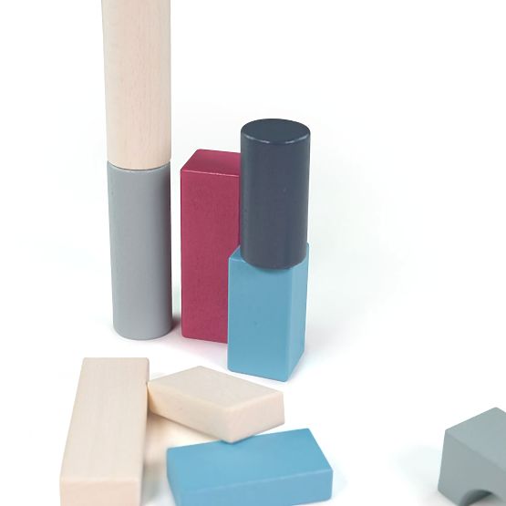Bigjigs Toys Eimer mit 50 Bausteinen