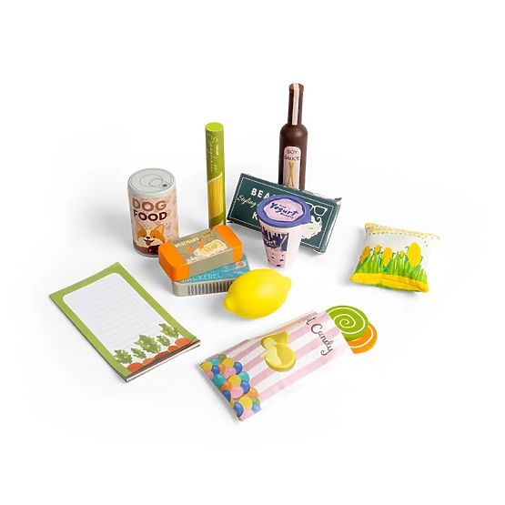 Bigjigs Toys Einkaufstasche mit Einkäufen
