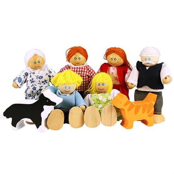 Bigjigs Toys Familienhaus-Set