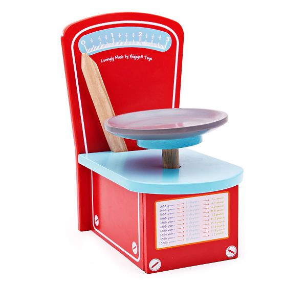 Bigjigs Toys Holz-Küchenwaage