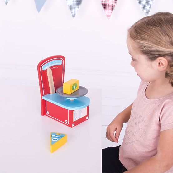 Bigjigs Toys Holz-Küchenwaage