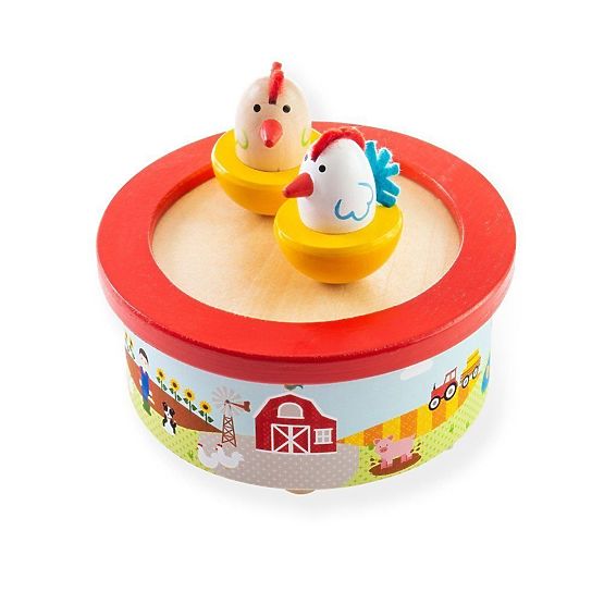 Bigjigs Toys Holz-Spieluhr Bauernhof