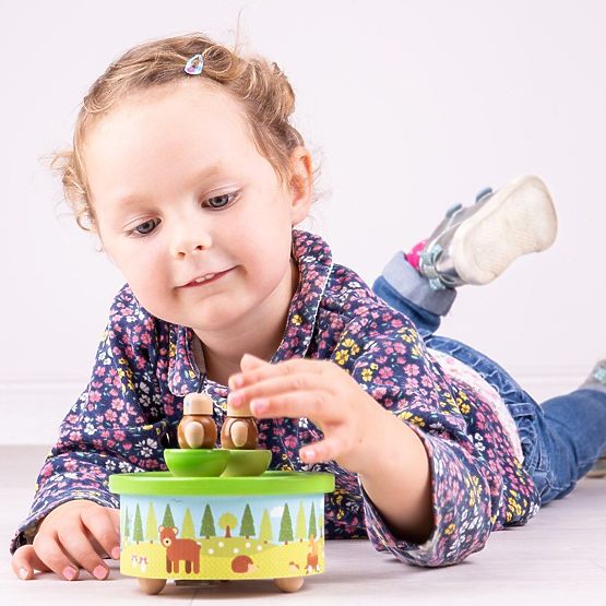 Bigjigs Toys Holz-Spieluhr Woodland