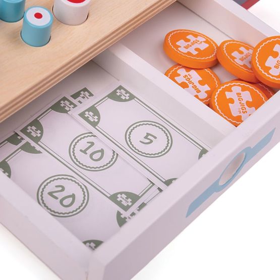 Bigjigs Toys Holzkasse rot