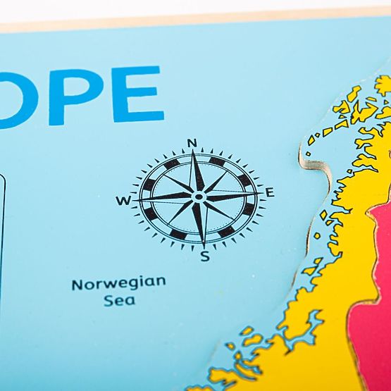 Bigjigs Toys Holzpuzzle Europakarte 25 Teile