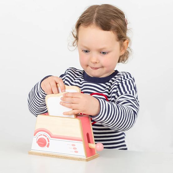 Bigjigs Toys Holztoaster rosa