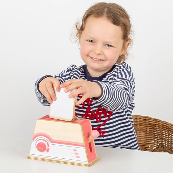 Bigjigs Toys Holztoaster rosa