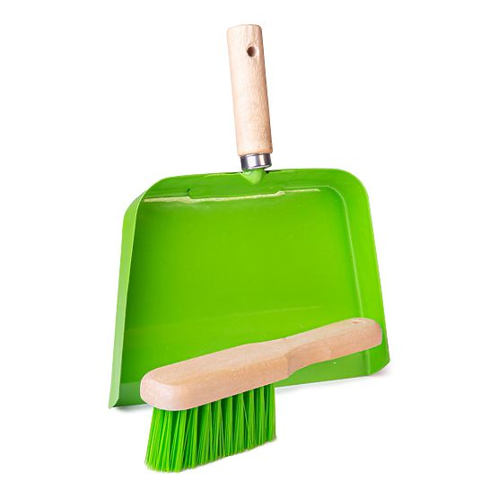 Bigjigs Toys Kehrschaufel mit Handfeger